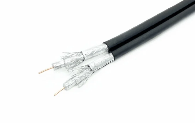 Tri-Shield or Quad-Shield Coaxial Cable